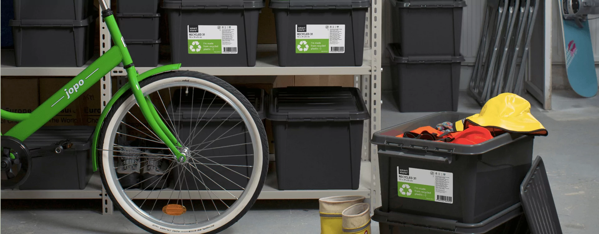 Ein neues Leben von recyceltem Kunststoff in langlebigen Haushaltsprodukten